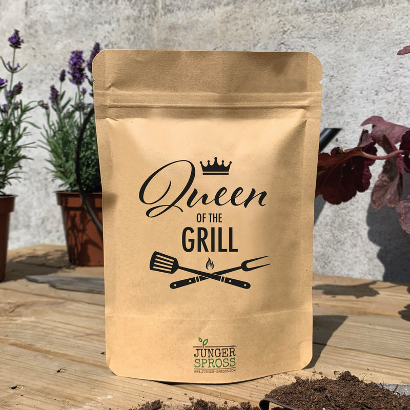 JUNGER SPROSS Botschaftsbeutel Queen of the grill Radieschen