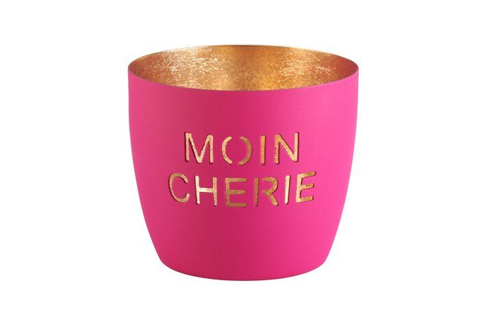 GIFTCAMPONY Madras Windlicht M Moin Cherie