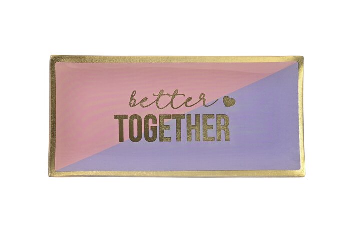 GIFTCAMPONY Love Plates Glasteller L Better Together