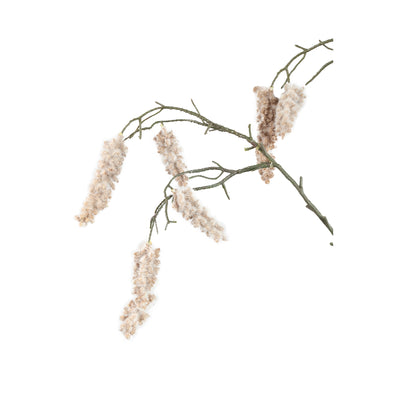 PTMD Twig Plant Light Brown cattail spray