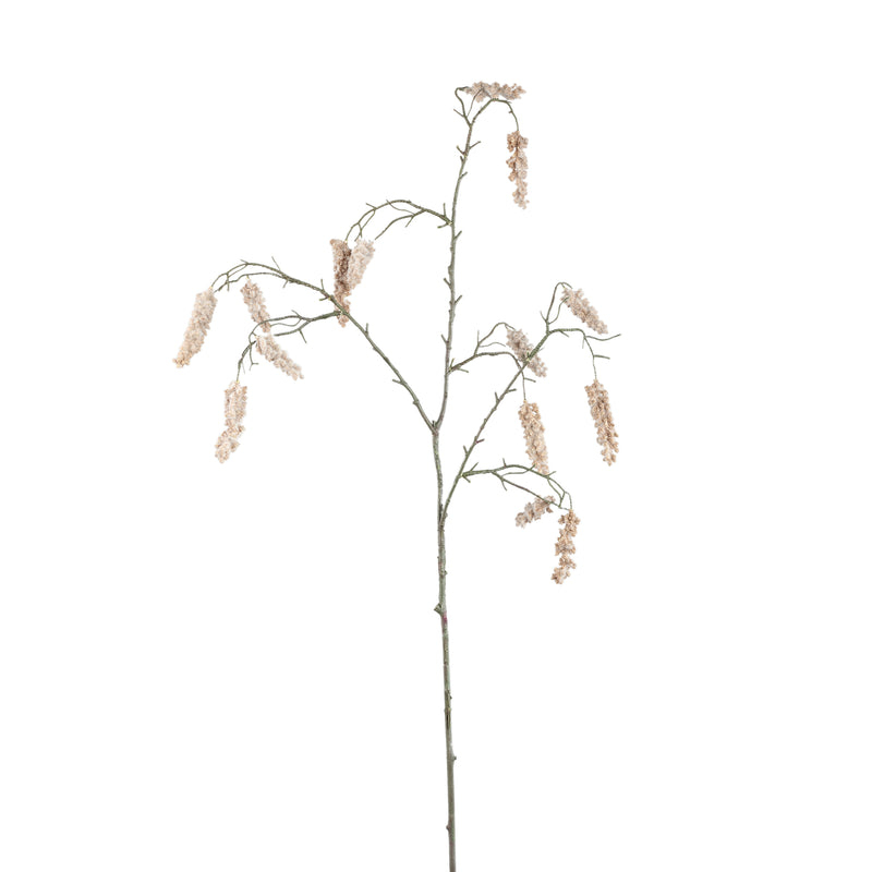 PTMD Twig Plant Light Brown cattail spray