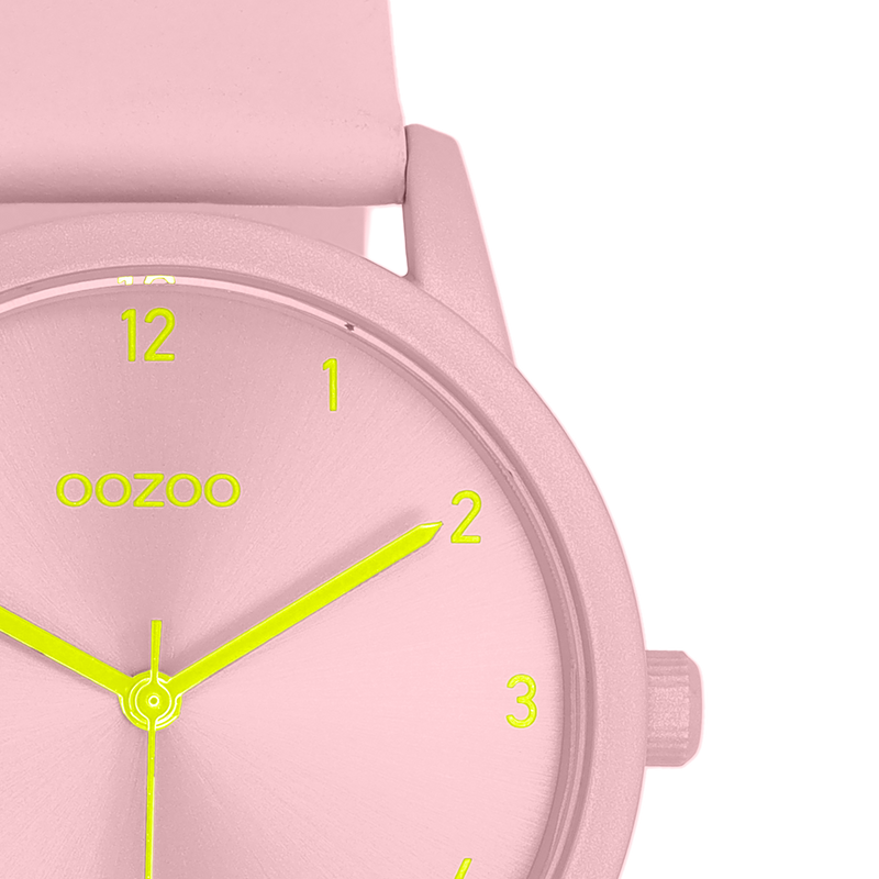 OOZOO Timepieces Damenuhr Lederarmband Rosa