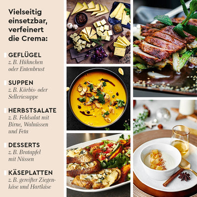 WAJOS Birne-Vanille Crema 250 ml mit Balsamico