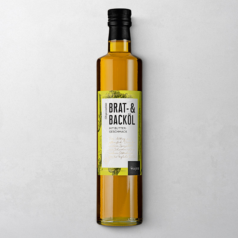 WAJOS Brat- und Backöl 500 ml mit Buttergeschmack