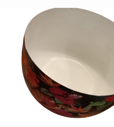 Blütenecht Metall Metall Schale Blumen Motiv M