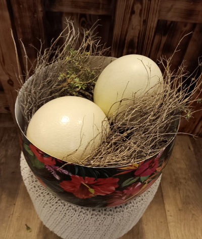 Blütenecht Metall Metall Schale Blumen Motiv M