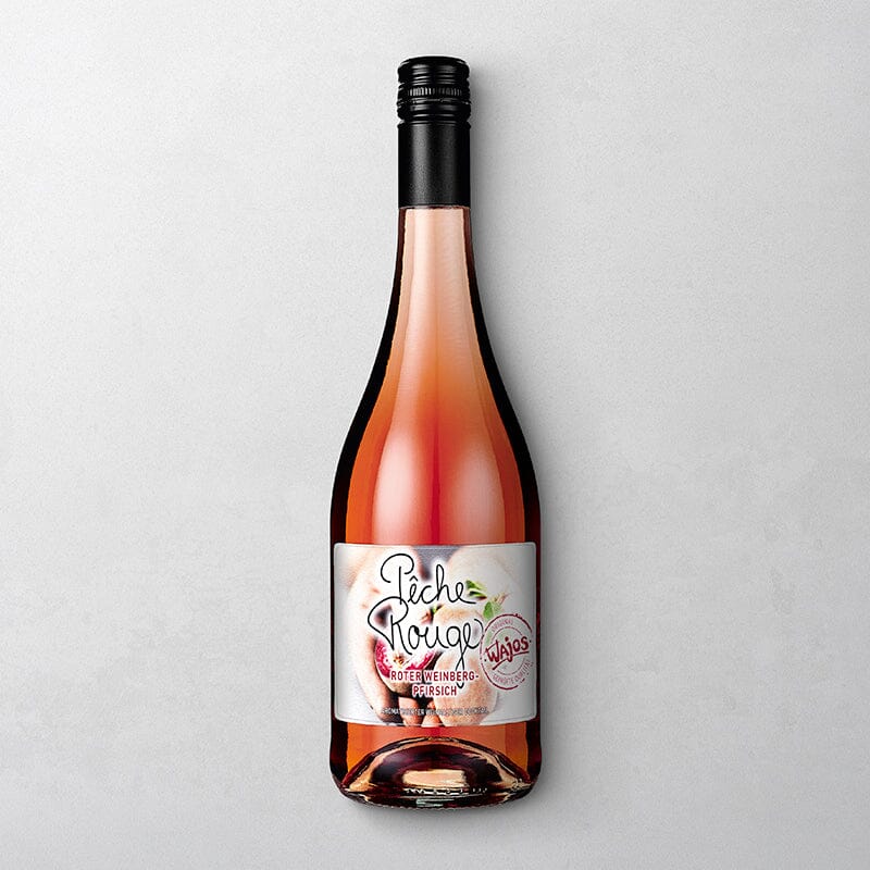 WAJOS Pêche Rouge - Alkoholfreier Roter Weinbergpfirsich Secco