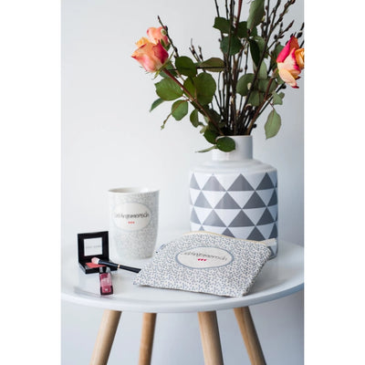 MEA-Living Tasse mit Henkel "Lieblingsmensch" grau
